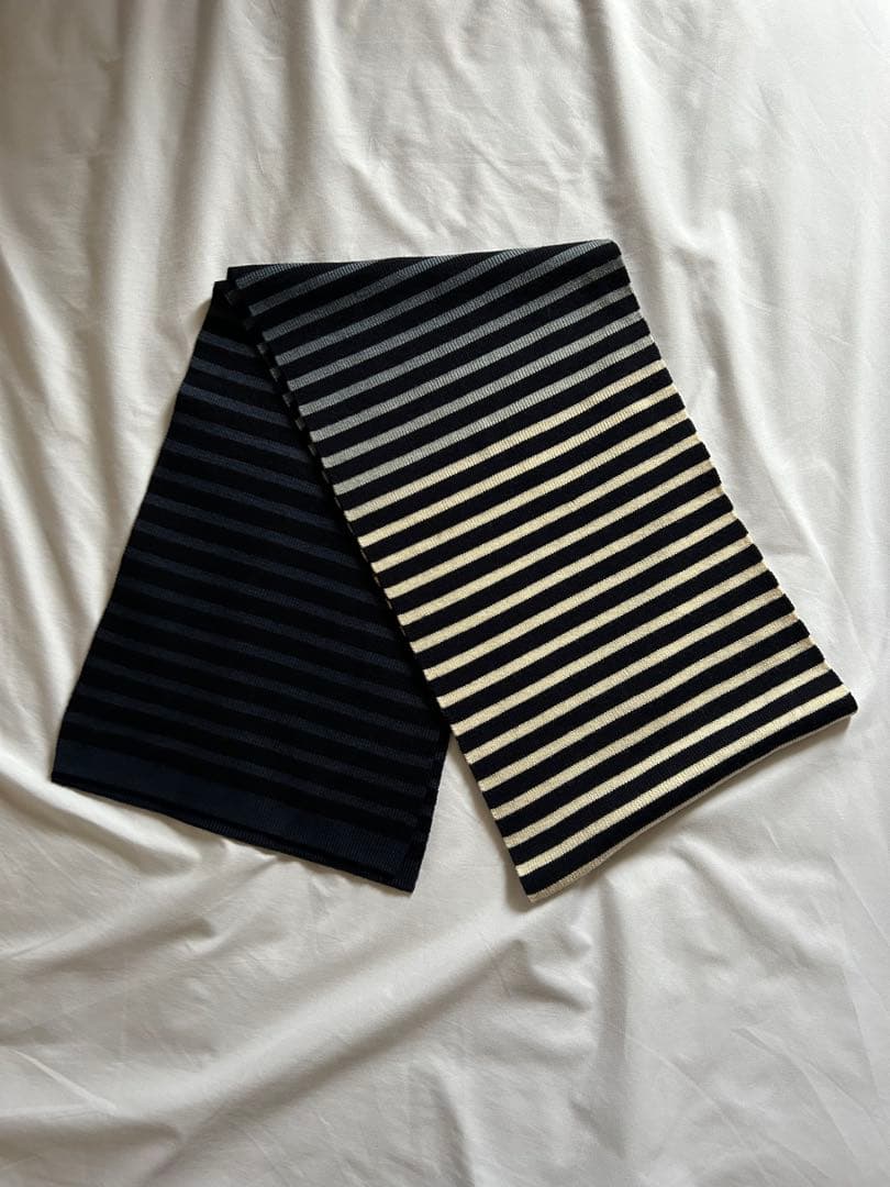 専用　美品　coach ボーダー　マフラー　y2k