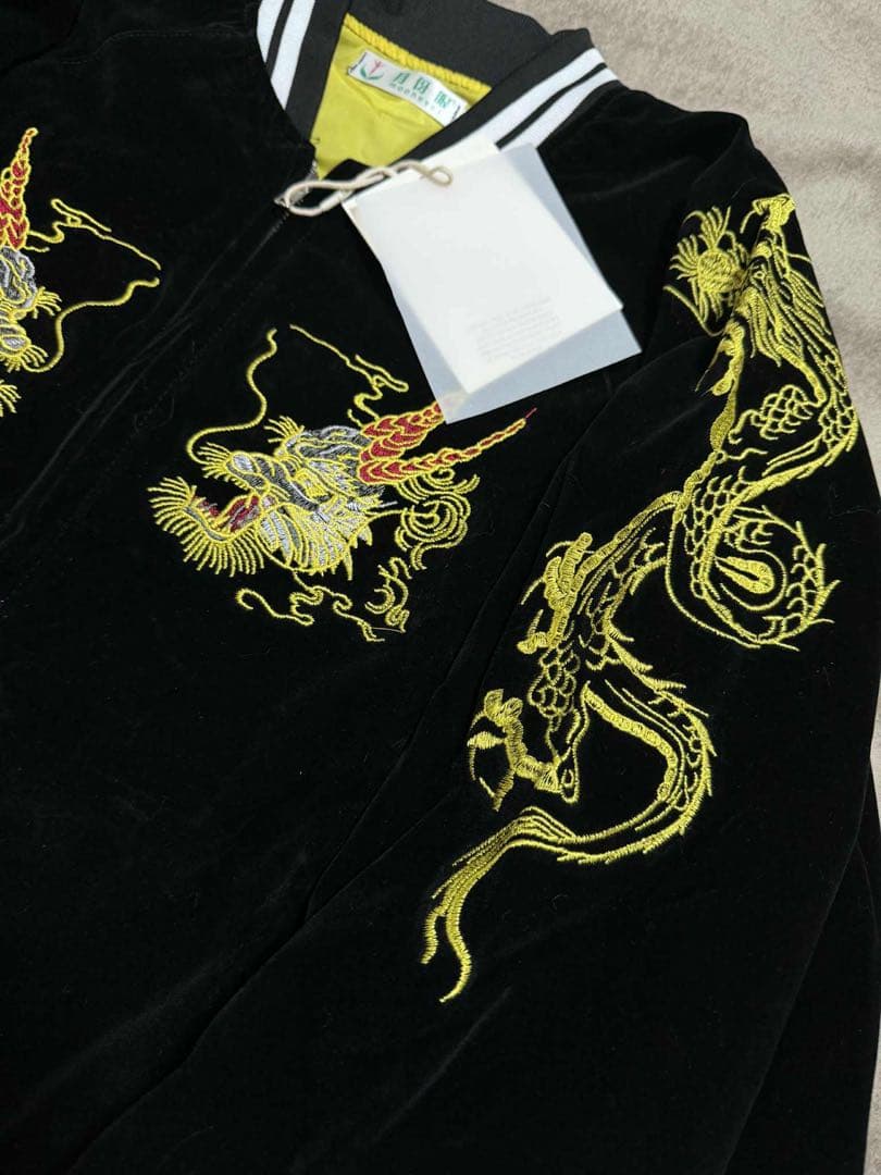 未使用 MOON EYES 別珍 龍日本 スカジャン unisex 美品 限定