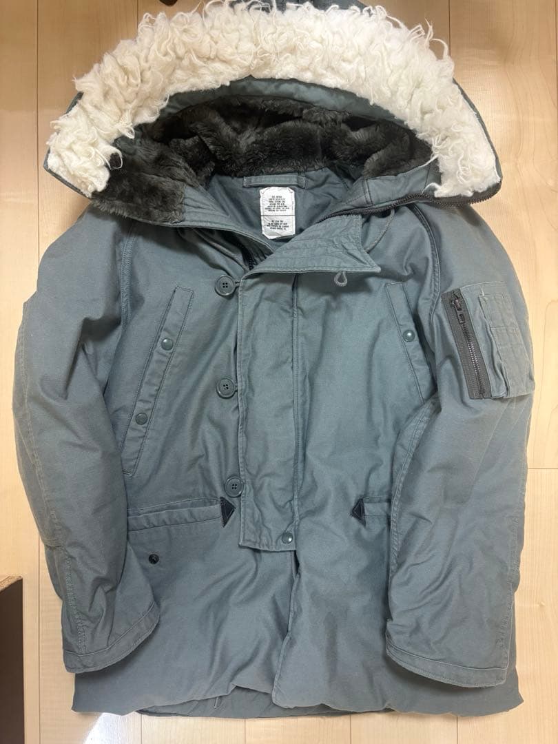 n-3b 米軍　フライトジャケット　90s 実物