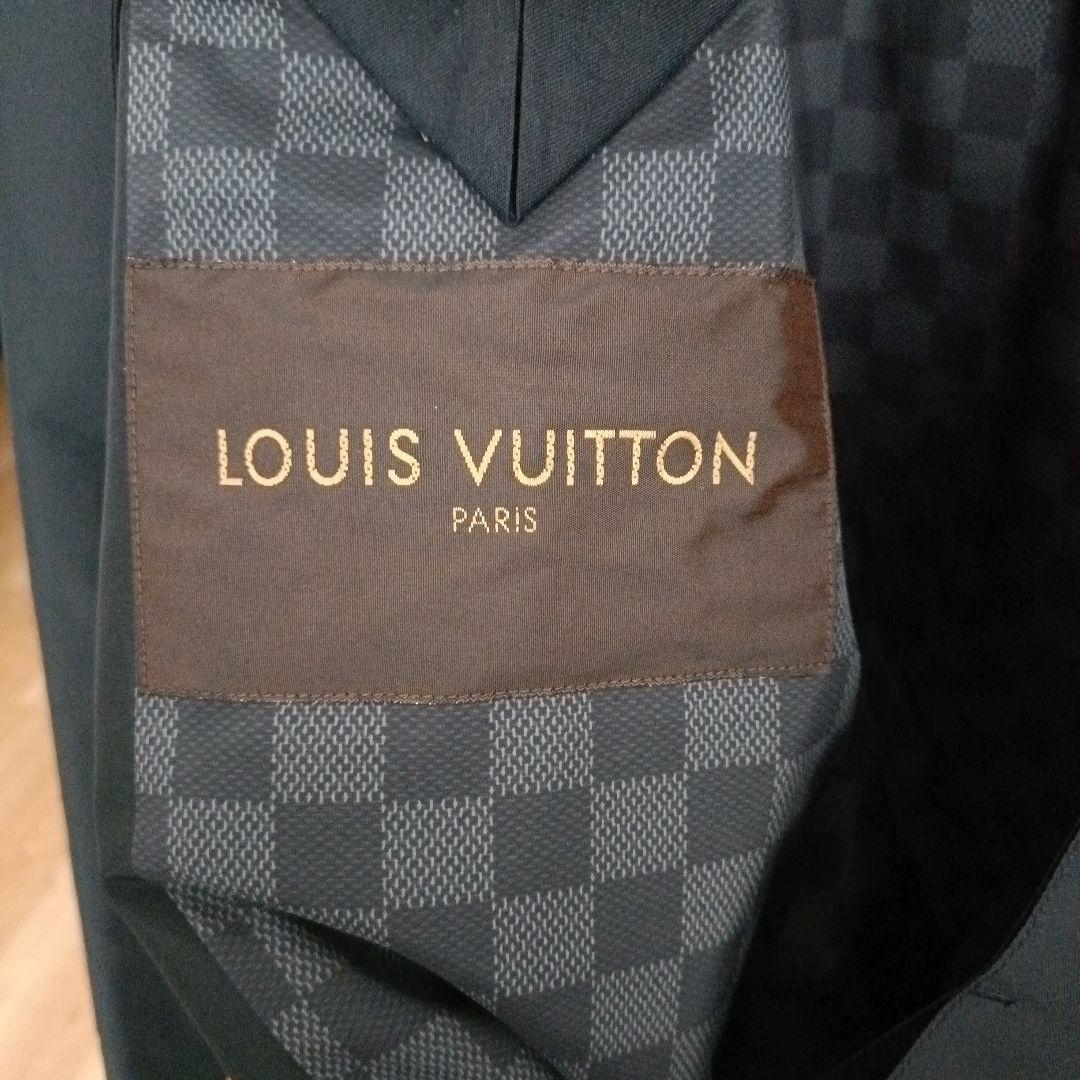 LOUIS VUITTON グレー ステンカラーコート
