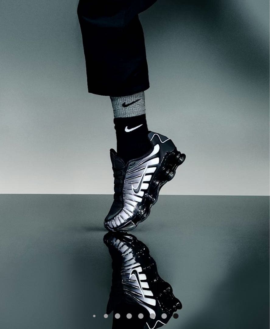 靴 Nike Women's Shox TL Fade \"Off Noir