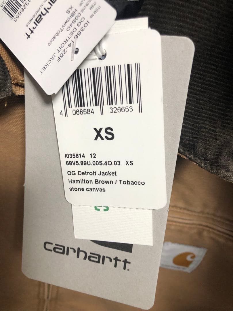 即決 完売 新品 XS カーハート WiP OG デトロイトジャケット