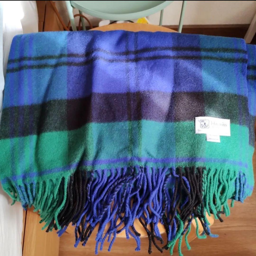 ジョンストンズ カシミヤ100% 大判ストール