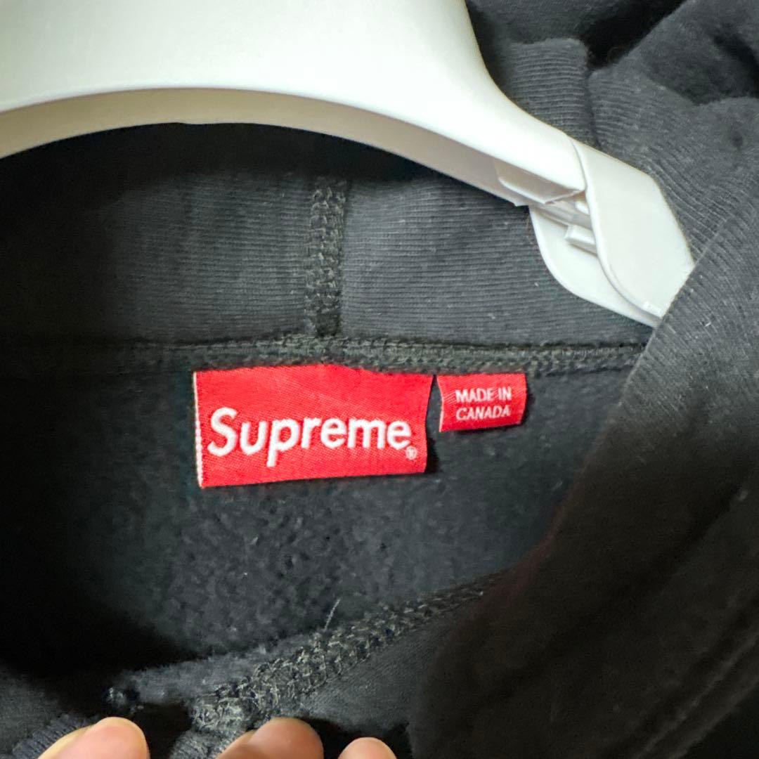 supreme カウズ　パーカー　ブラック　L