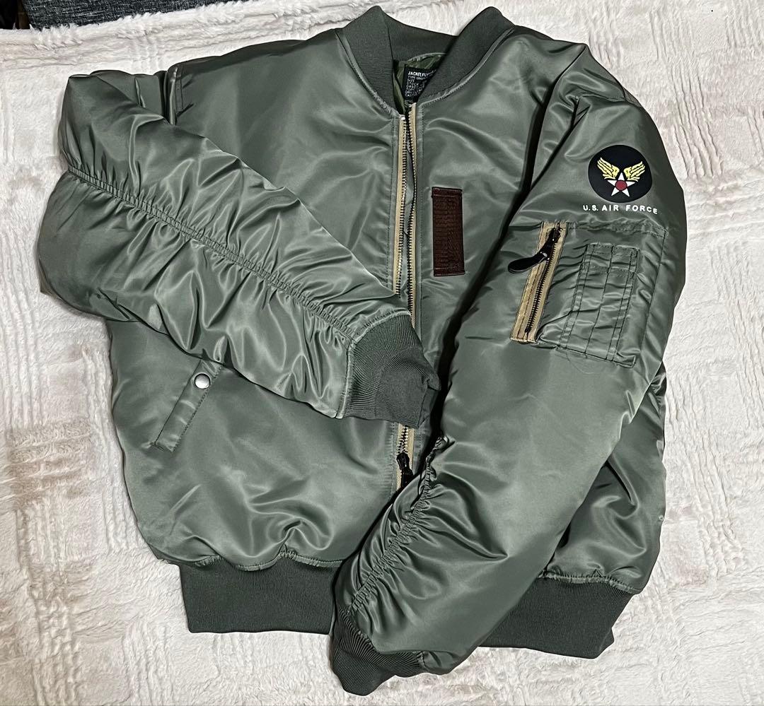 新品MA-1フライトジャケット オリーブグリーン