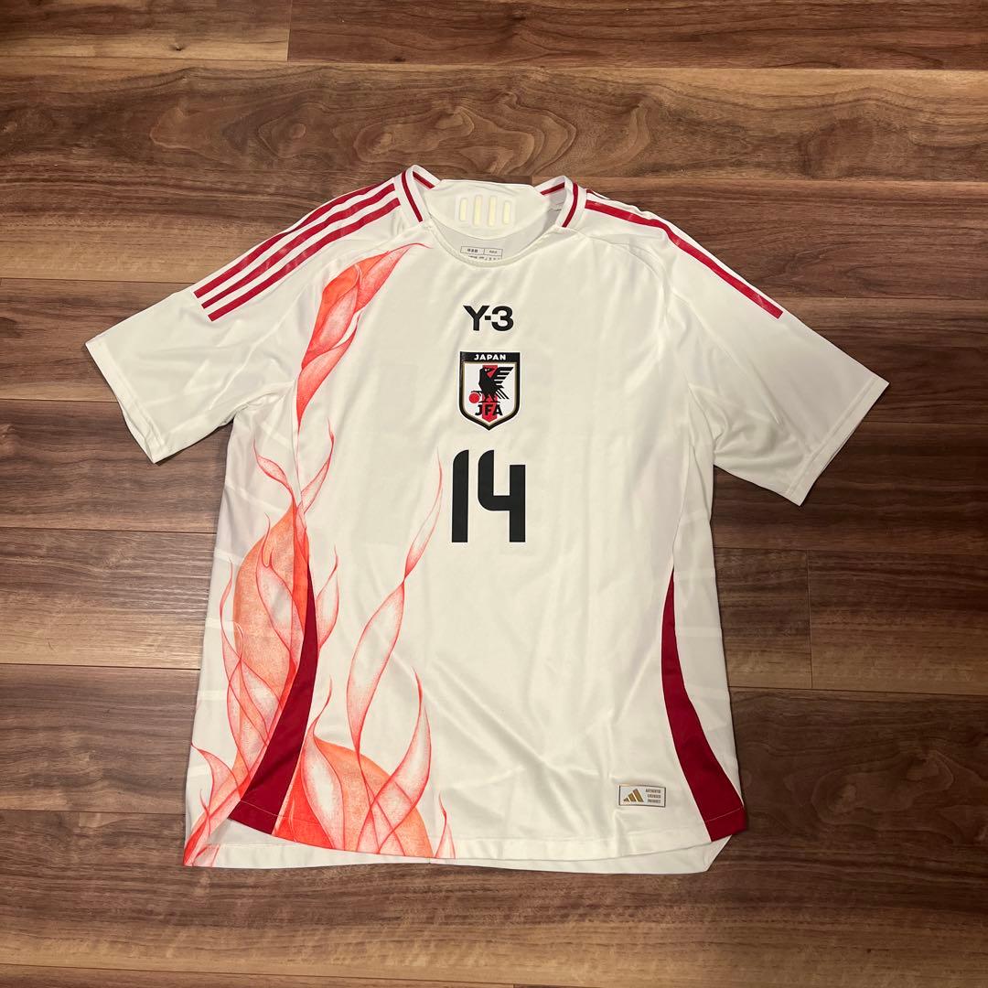 正規品）日本代表 ユニフォーム 伊東純也 オーセンティック 炎 アウェイ