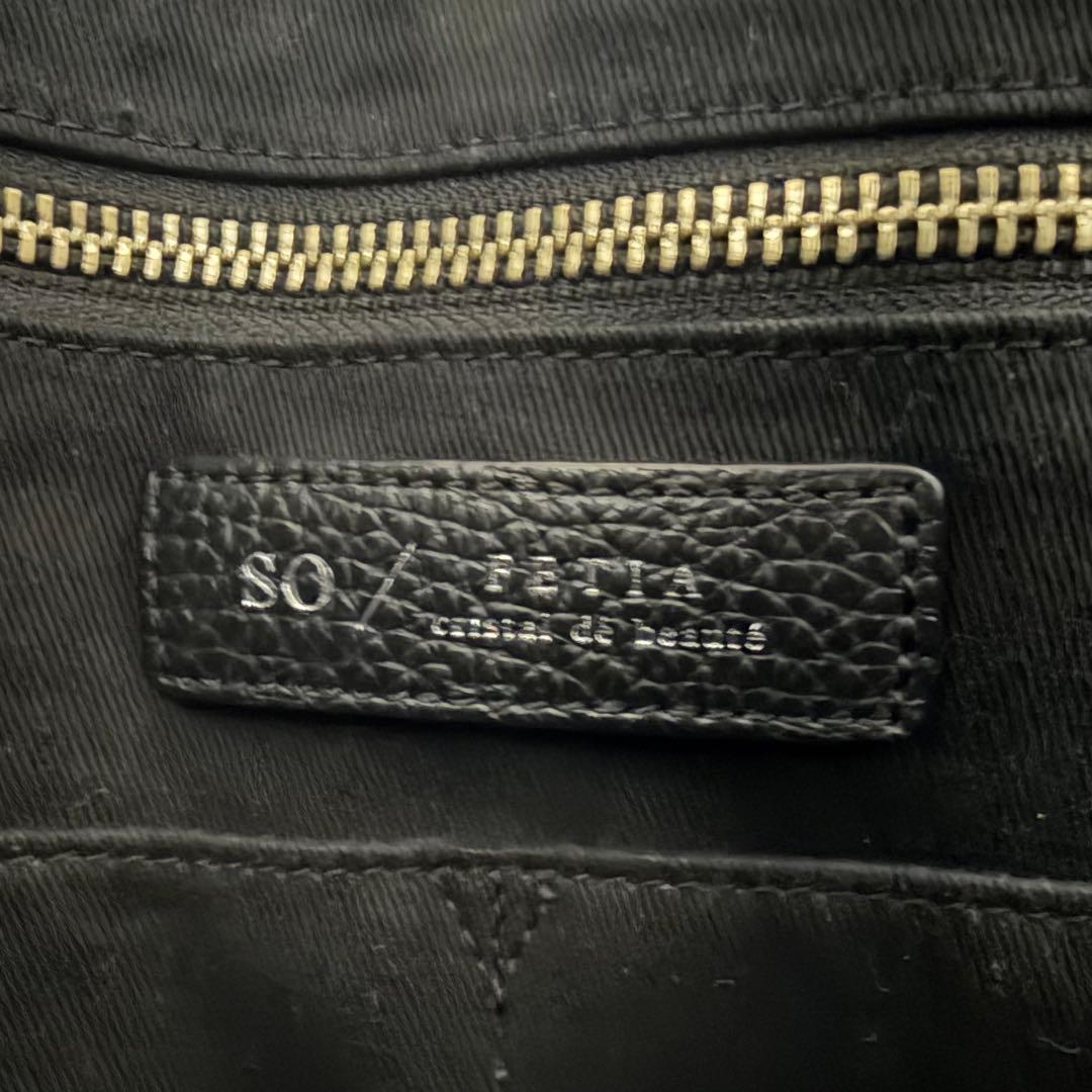 【美品】SO × FETIA SERIES スタンダードトートバッグ レザー