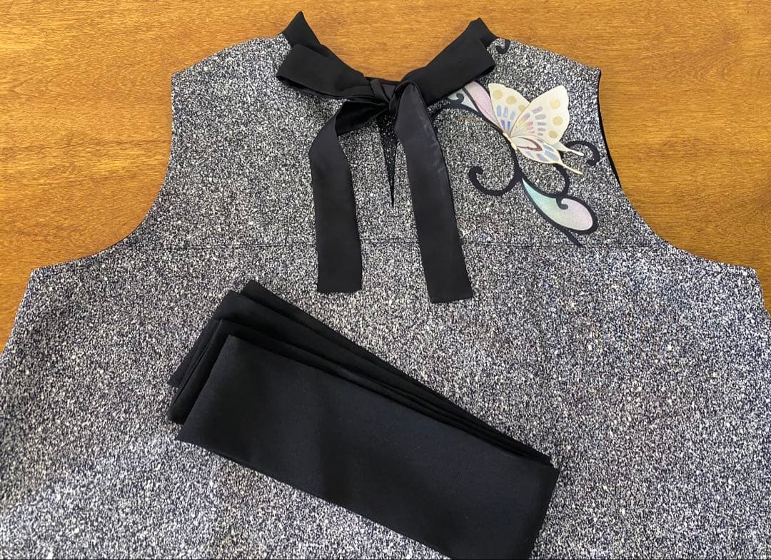 3233 着物　リメイク　ドレス　ワンピース