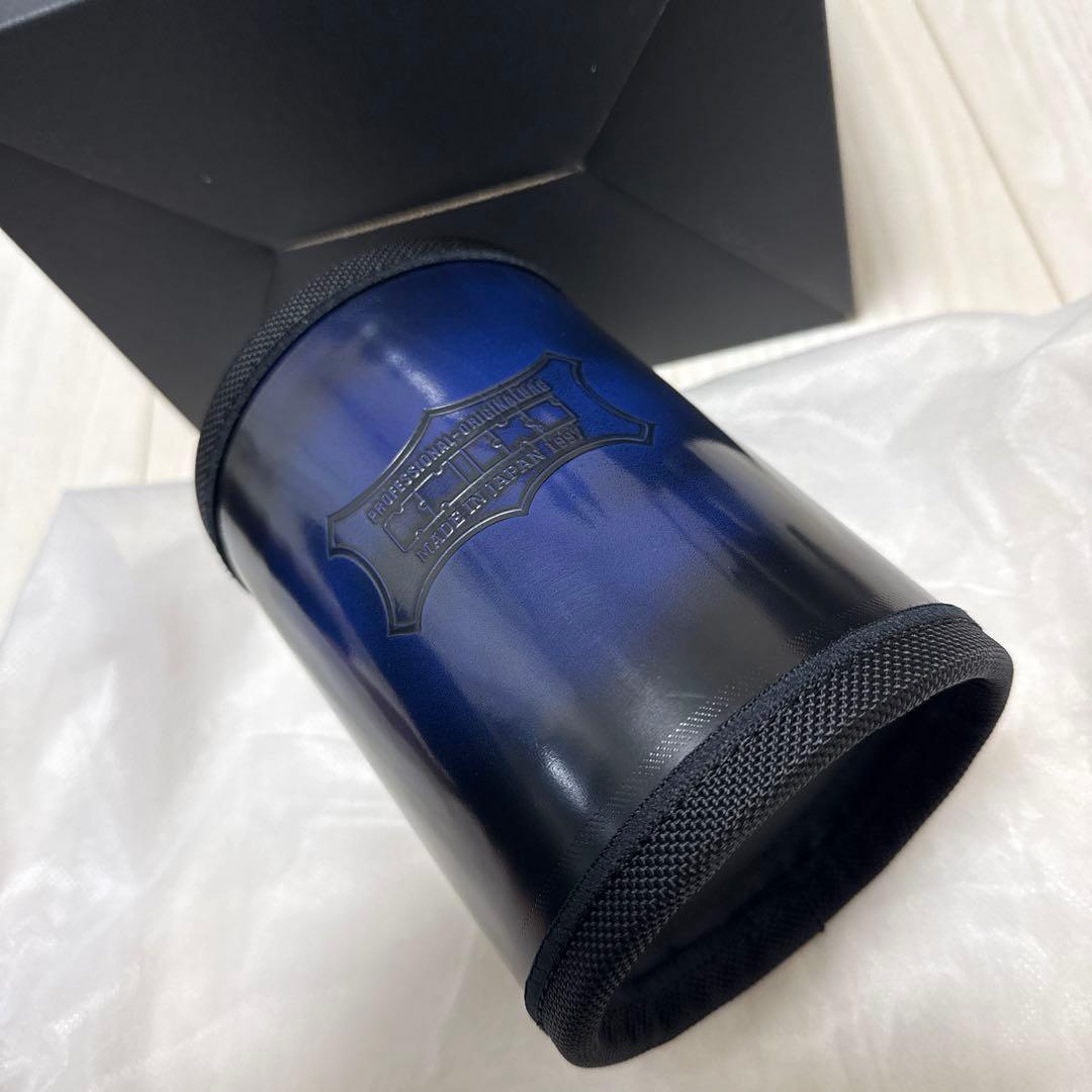 【限定品】knicks ADV100DC ニックス　ガラス革ダストカップ青