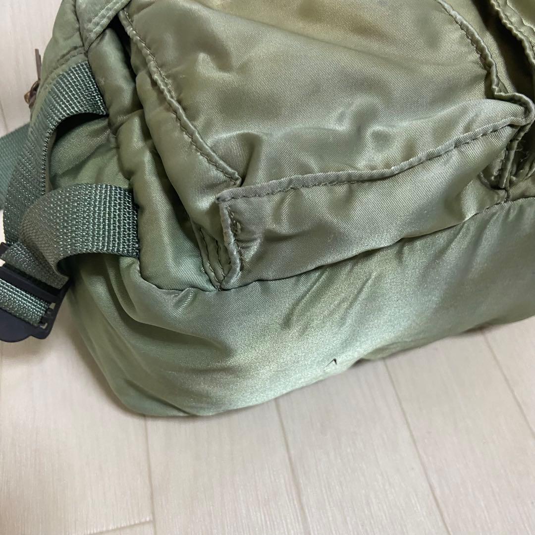 PORTER TANKER タンカー ウエストバッグ カーキ