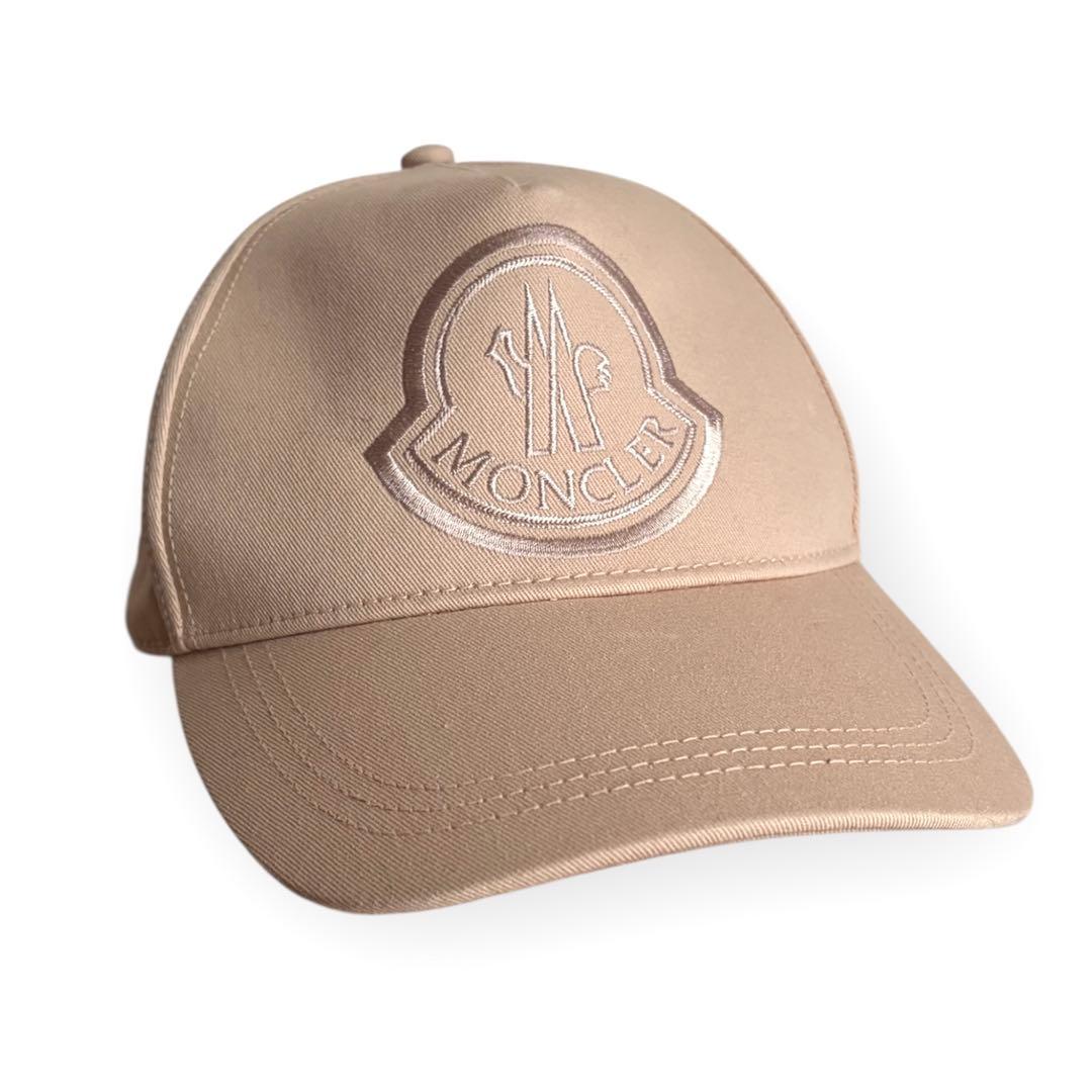 タグ付未使用❤︎MONCLER モンクレール キャップ ピンクベージュ