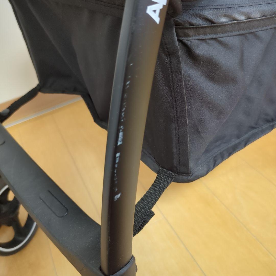 【美品】Aprica ベビーカー グレー ラクーナクッション