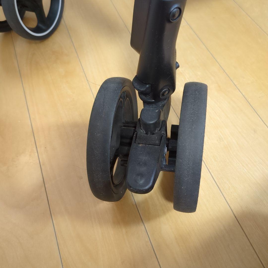 【美品】Aprica ベビーカー グレー ラクーナクッション