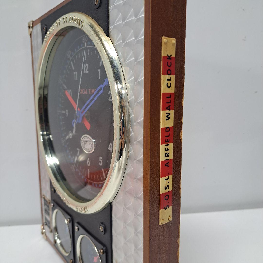 希少 SPIRIT OF ST. LOUIS 壁掛け時計