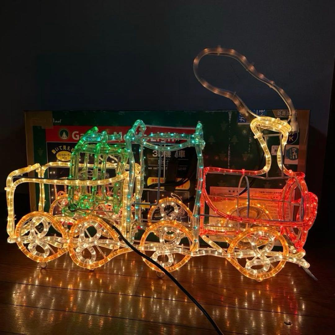 3D汽車 クリスマスイルミネーション ガーデンモチーフライト