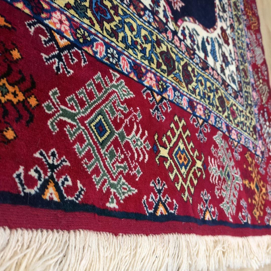 ペルシャ絨毯 新品 190x130 手織り クルド・産 persia