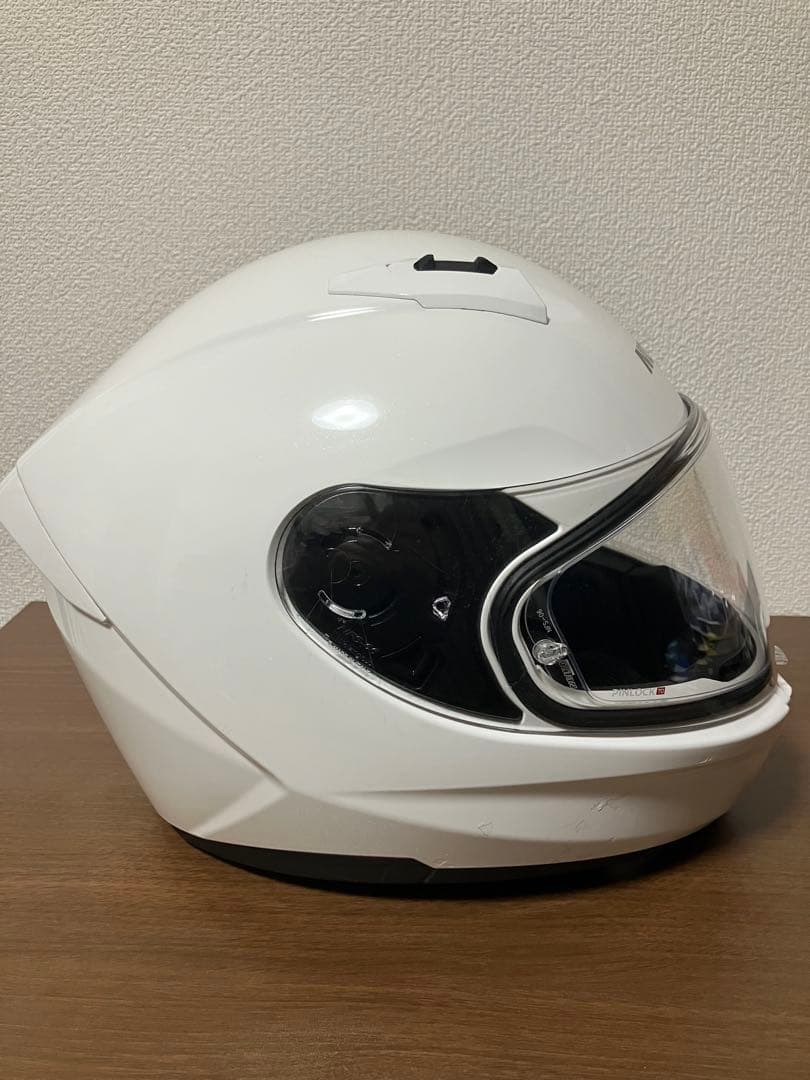 NOLAN N60-6 メタルホワイト pinlock付き