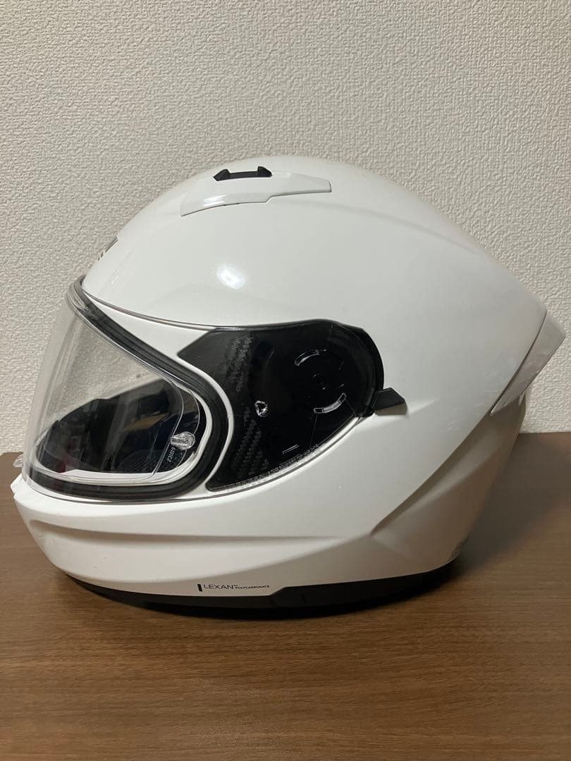 NOLAN N60-6 メタルホワイト pinlock付き