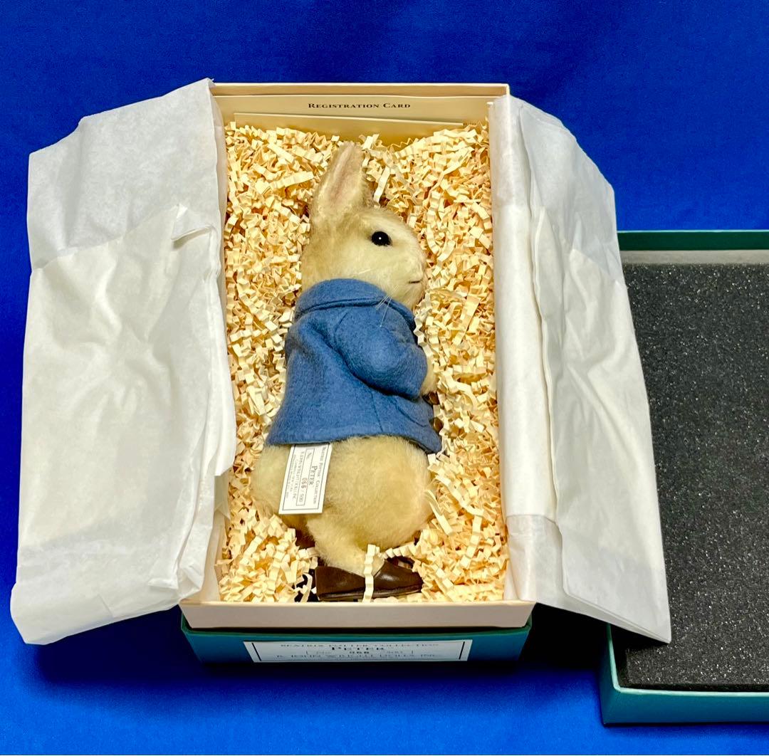 レア☆新品同様☆8\"ピーターラビット☆箱・証明書付☆R.ジョン・ライト