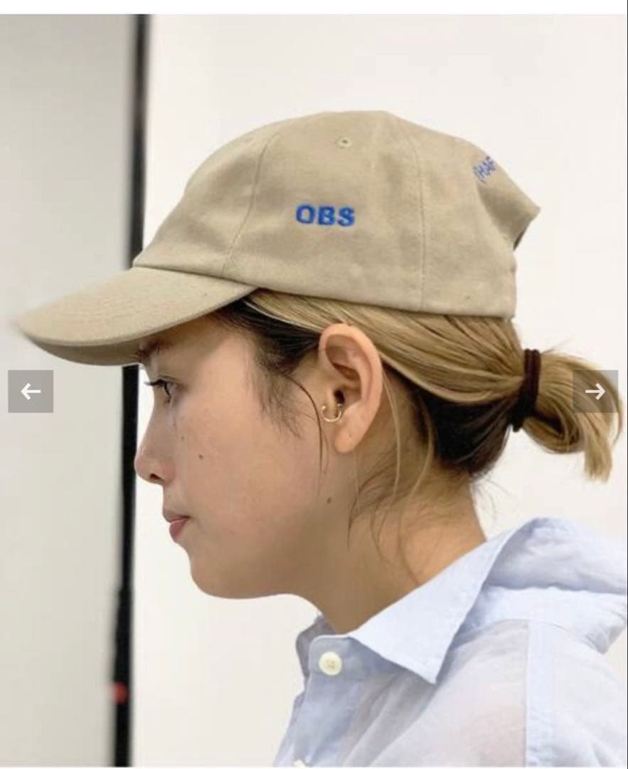 AP STUDIO別注 OBS TEX UG ベージュ キャップ