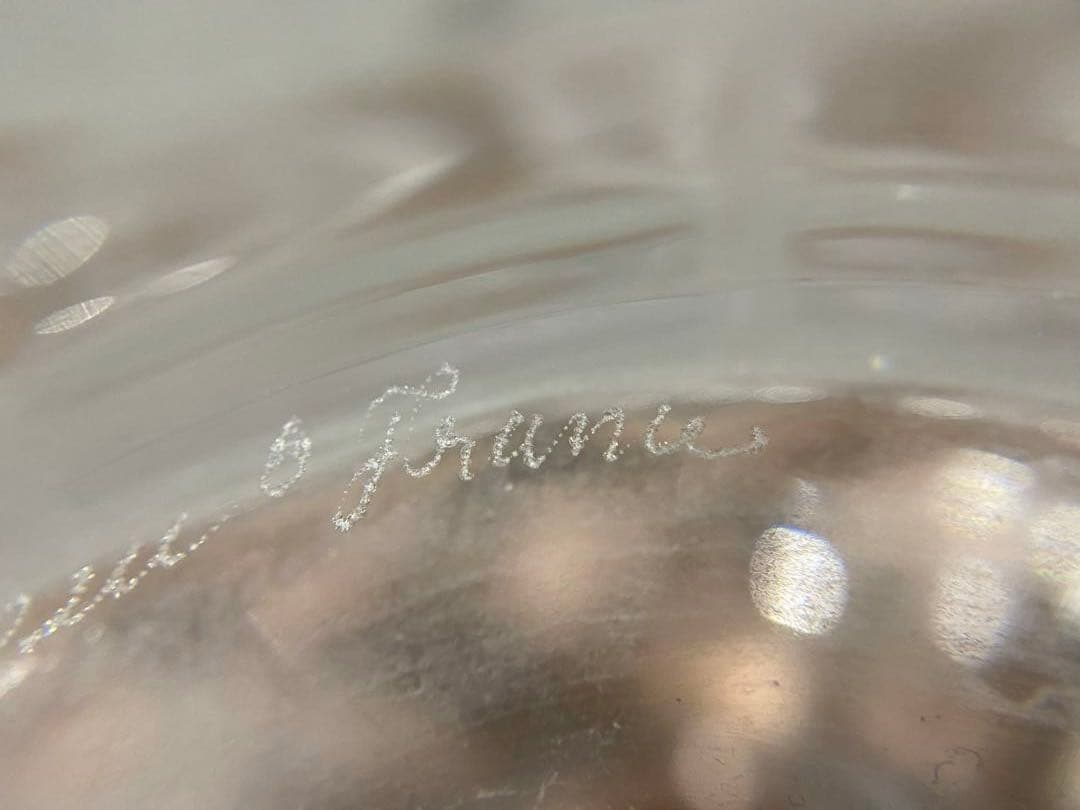 【未使用】ラリック LALIQUE 鳥　クリスタル　花瓶　ボウル