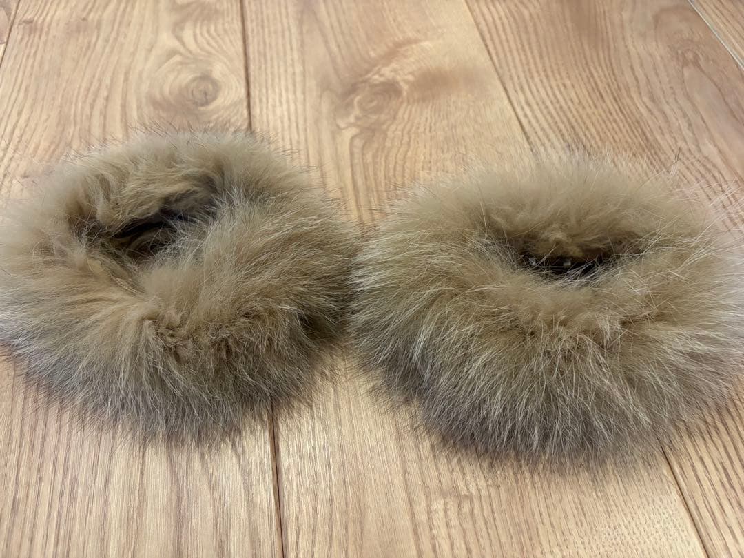 AIMER エメ アンゴラ フォックスファー ロングコート ファー取り外し可