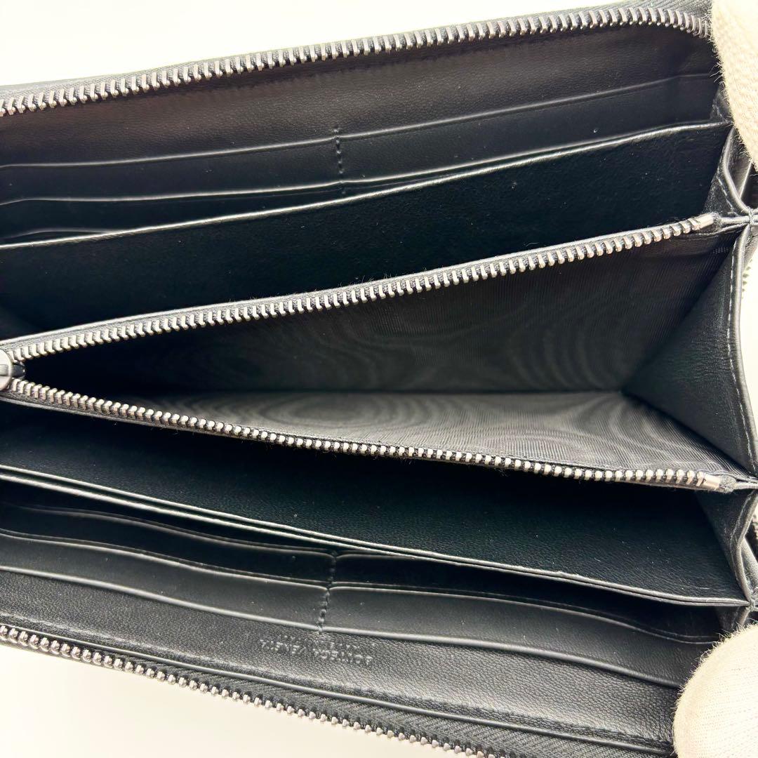 新品未使用 ボッテガヴェネタ ロングウォレット イントレチャート ブラック