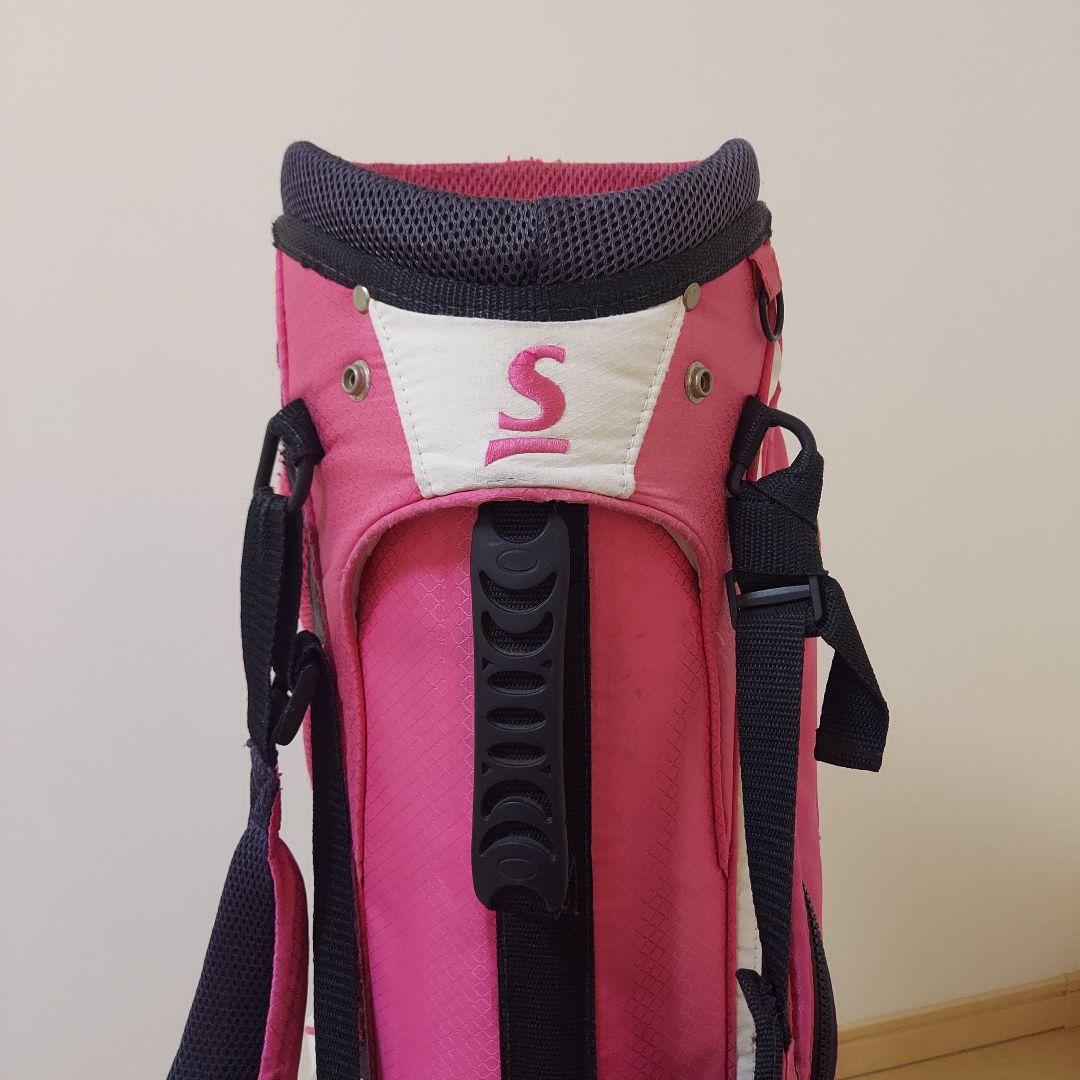 SRIXON スリクソン 軽量 キャディバック スタンド ホワイト/ピンク