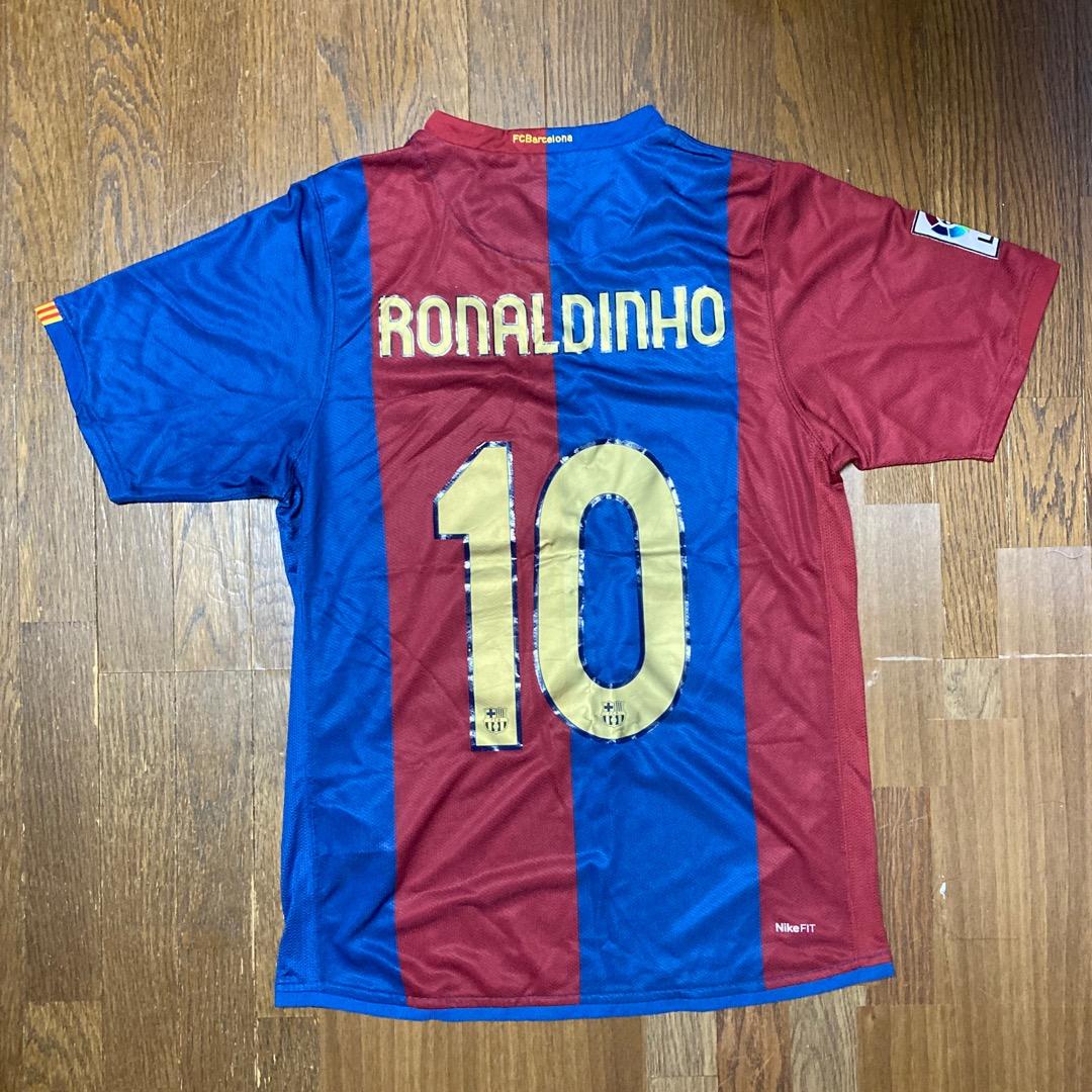 FCバルセロナ 06/07 ユニフォーム ホーム 半袖 #10 ロナウジーニョ