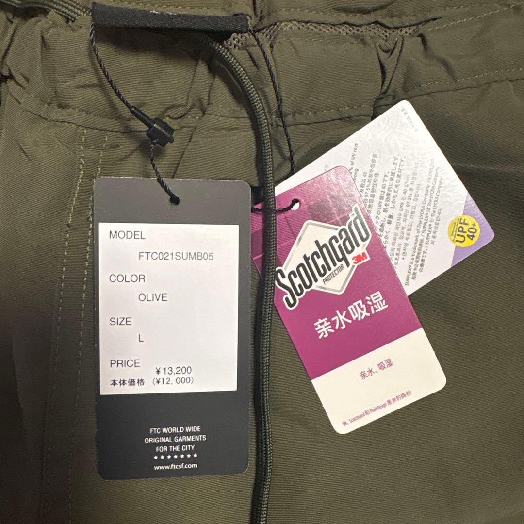 FTC オリーブ Lサイズ ショートパンツ　ビーチパンツ