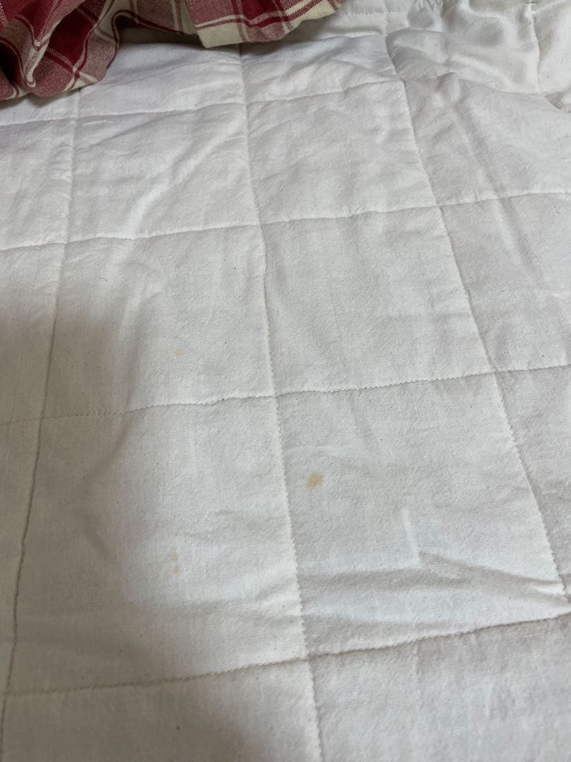 アンファン ベッドスカート マルチカバー　キルト　カントリー　アントステラ　赤