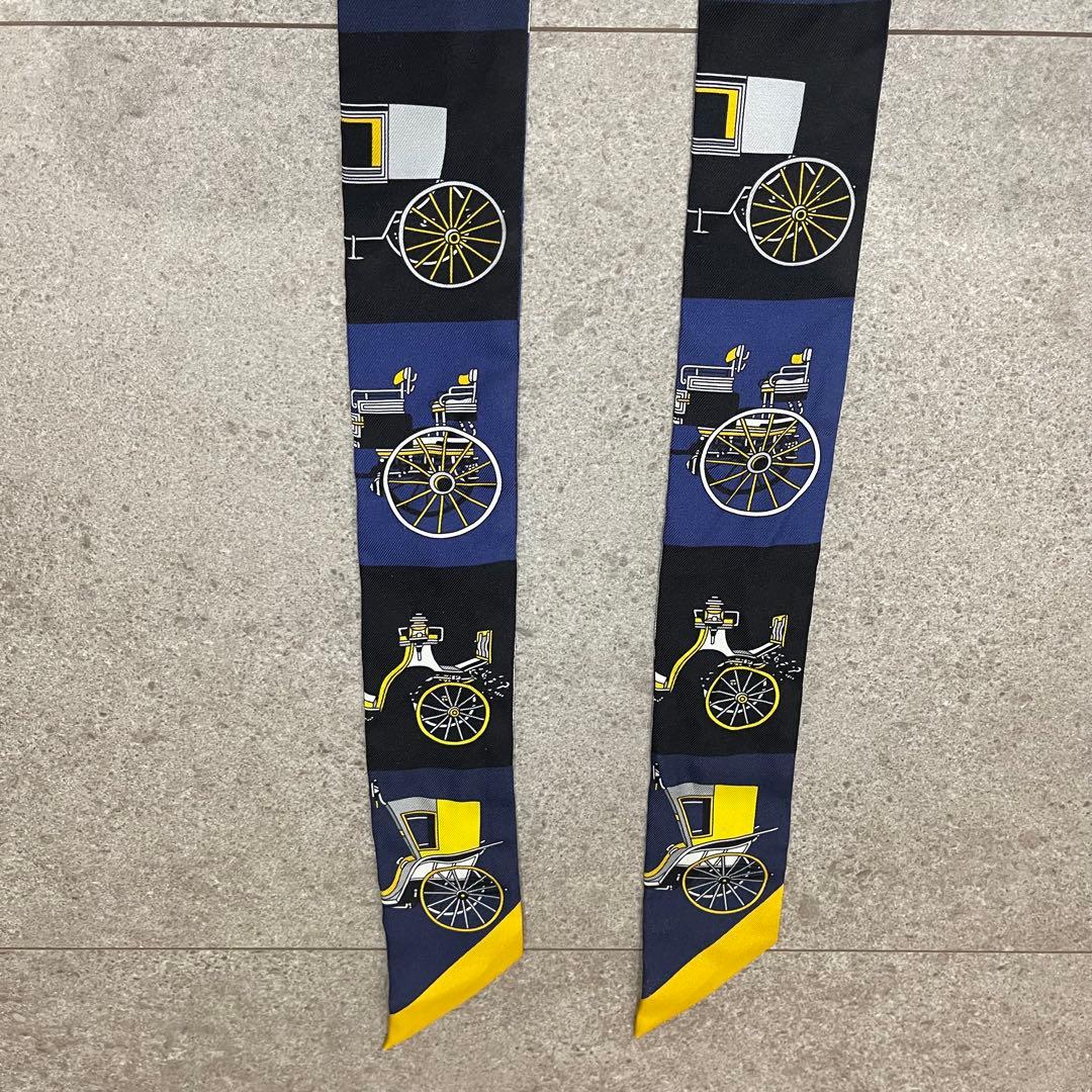 【値下げ】21SS エルメス ツイリー 馬車柄 2本セット 正規品