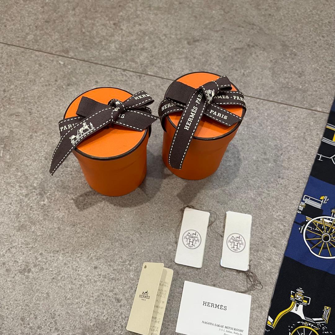 【値下げ】21SS エルメス ツイリー 馬車柄 2本セット 正規品
