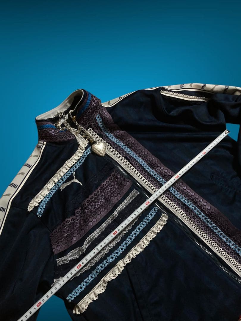 PUMA平成ギャル再構築レースジップトラックy2k裏原フェアリーグランジロック