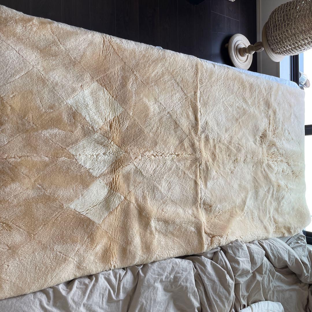 ニチロムートン　ムートンシーツ　シングル