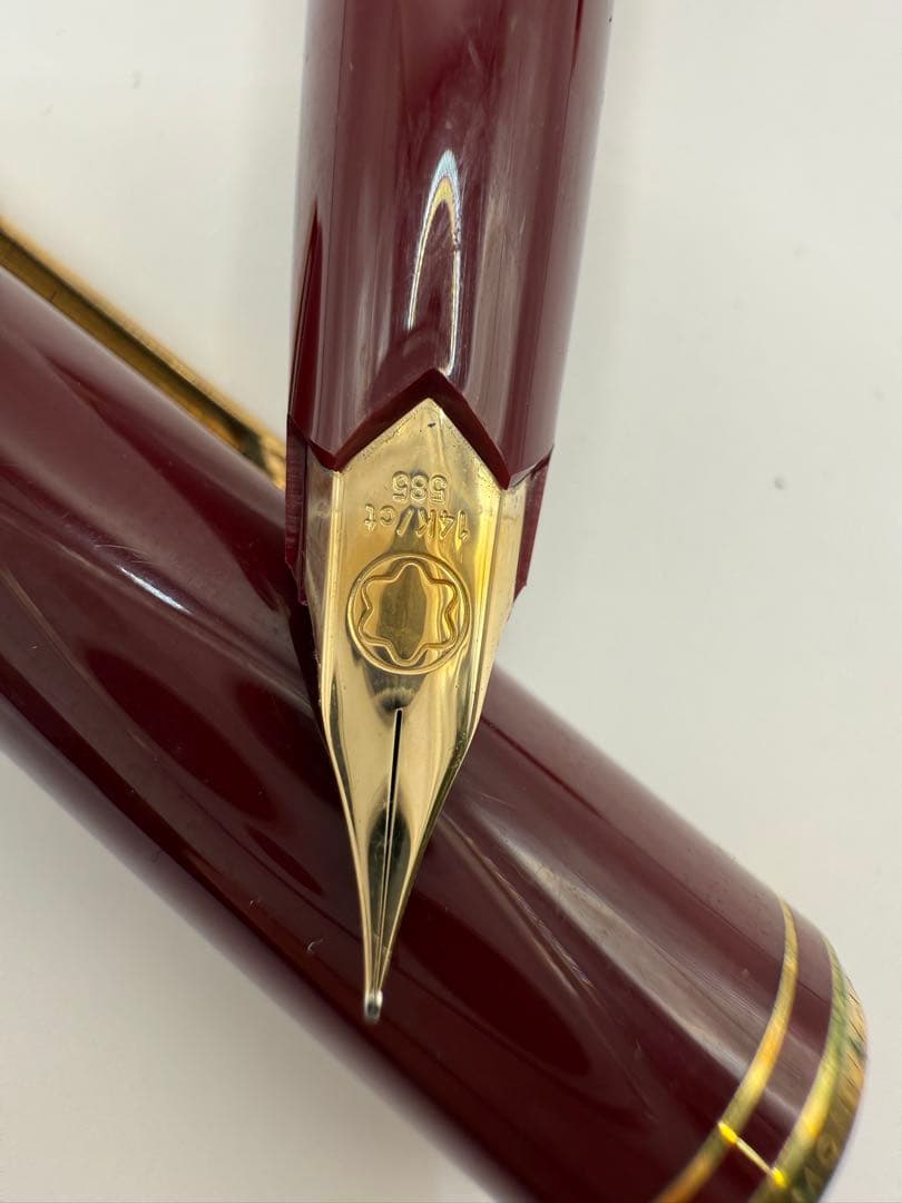 2本セットMontblanc 万年筆 バーガンディ