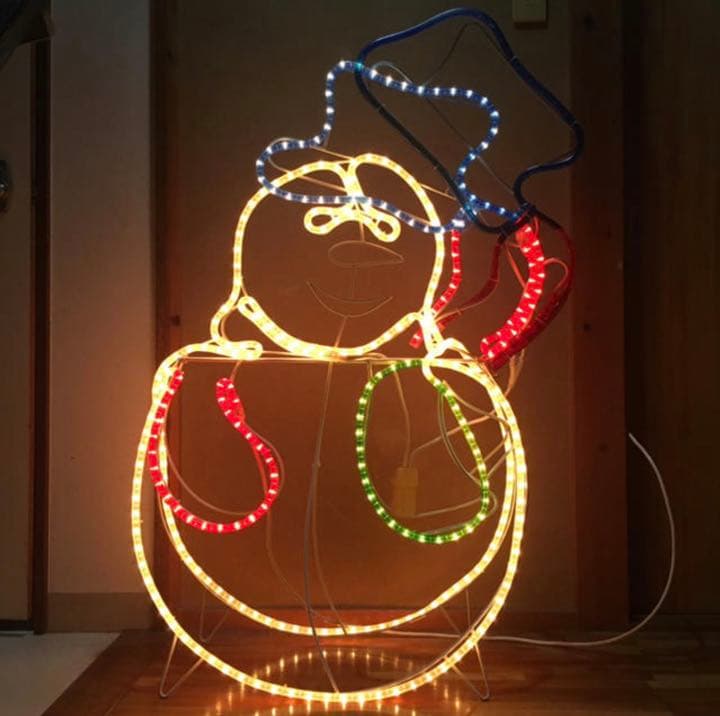 クリスマス イルミネーション スノーマン