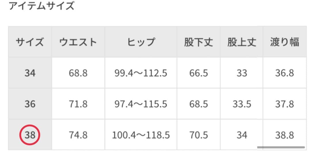 新品タグ付きEMOELLE サステナブルドレスデニムパンツ　38