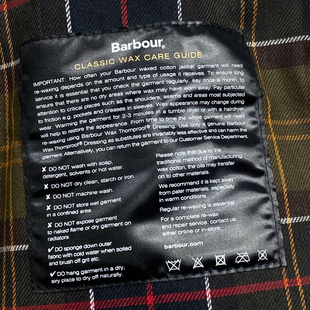 未使用品 Barbour メゾンキツネ ワックスジャケット S ビューフォート