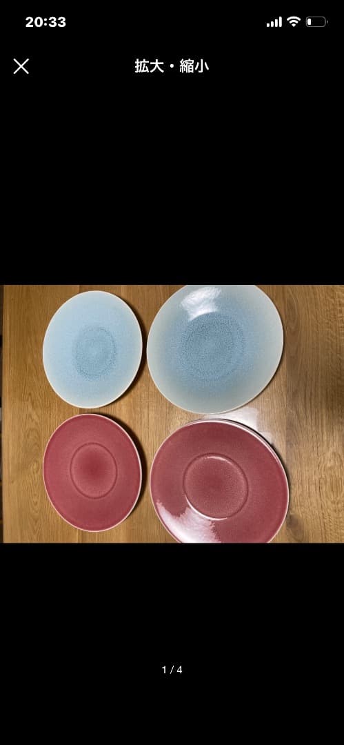 【最終値下げ】Jars Vuelta　サラダボウル　皿 ４枚セット
