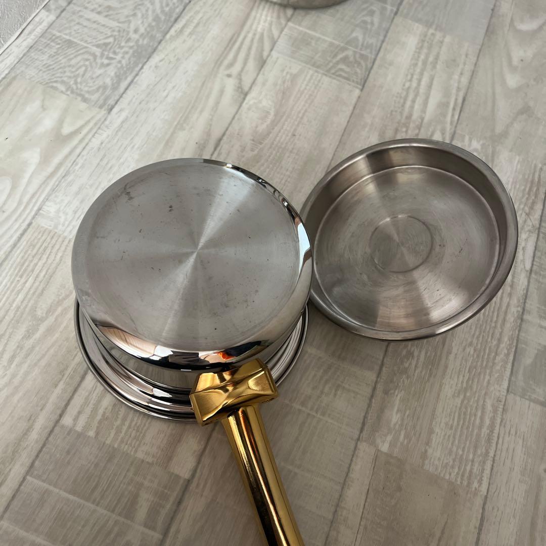 未使用natural ware フライパン 両手鍋 OーⅡ高級ステンレ4本セット