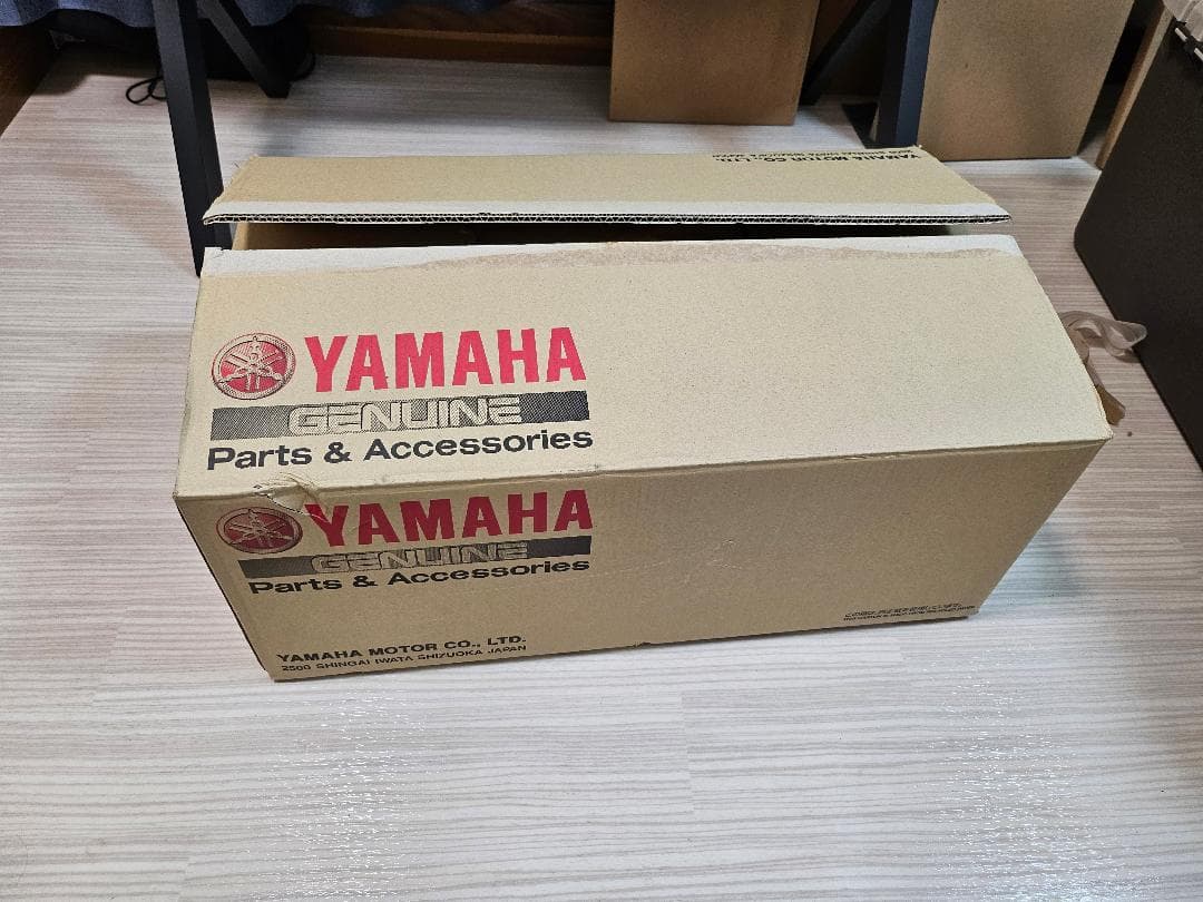 【新品未使用】YAMAHA SR400用 ブラッククロームメッキセット