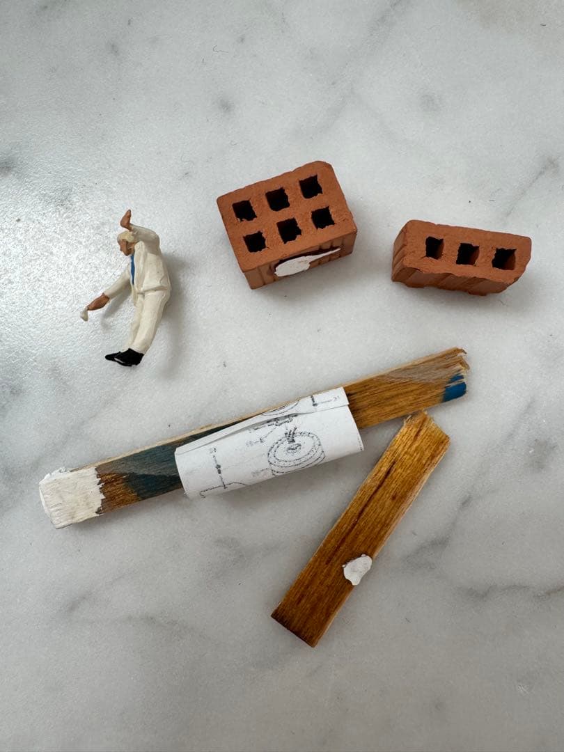 【中古】海外限定 ガラスケース入り立体アート作品