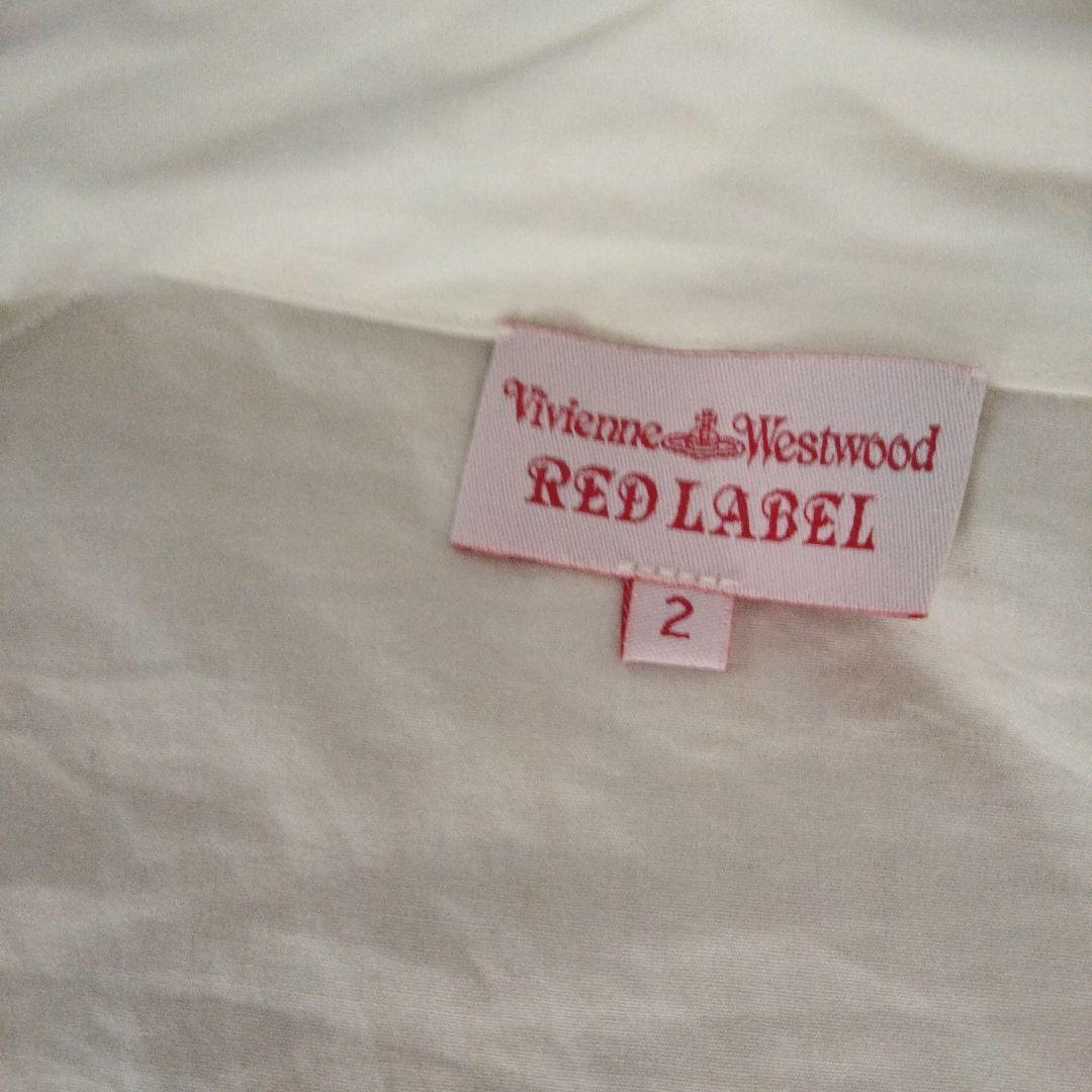 ヴィヴィアンウエストウッド　半袖　ボウタイブラウス　ホワイト