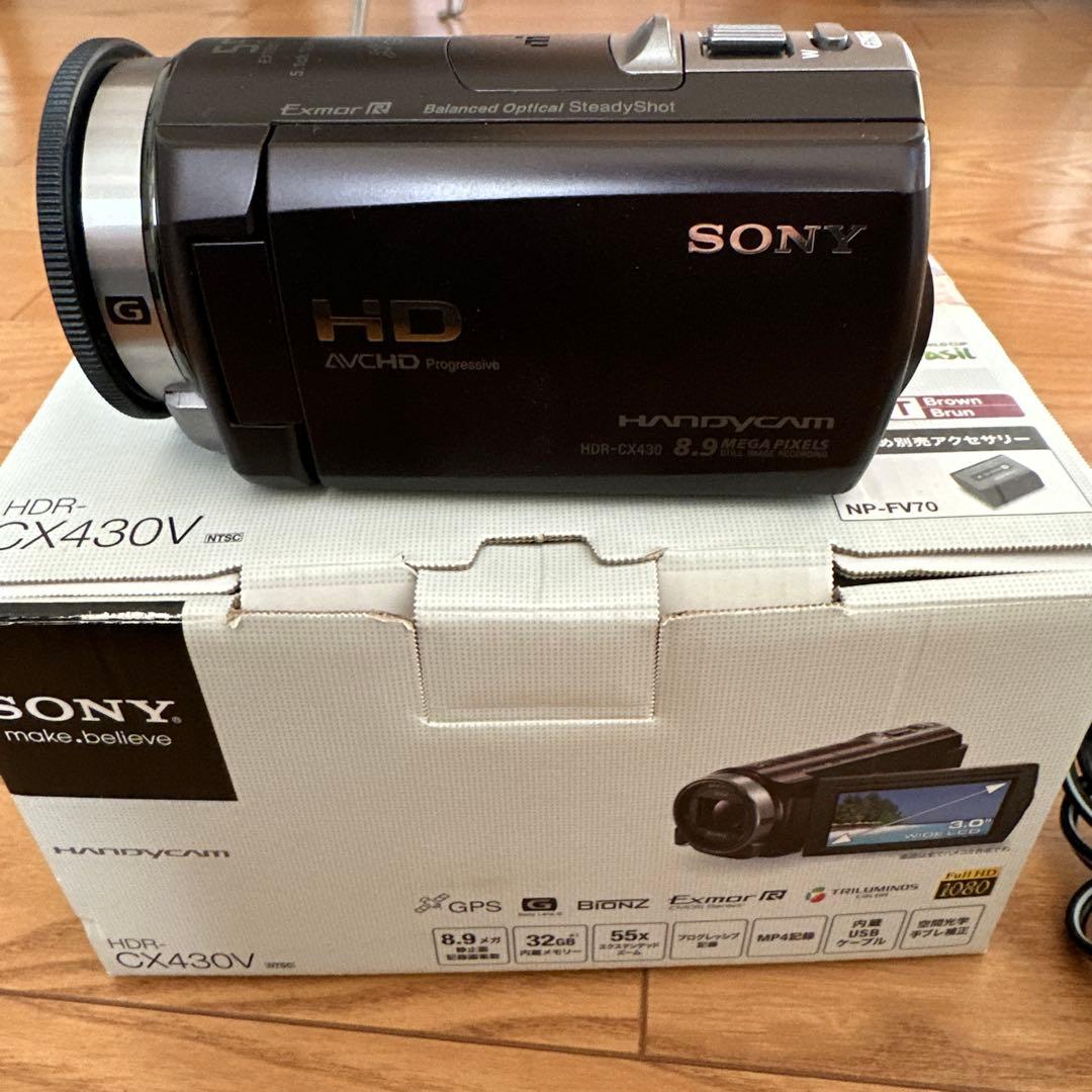 SONY HDR-CX430V ビデオカメラ 本体