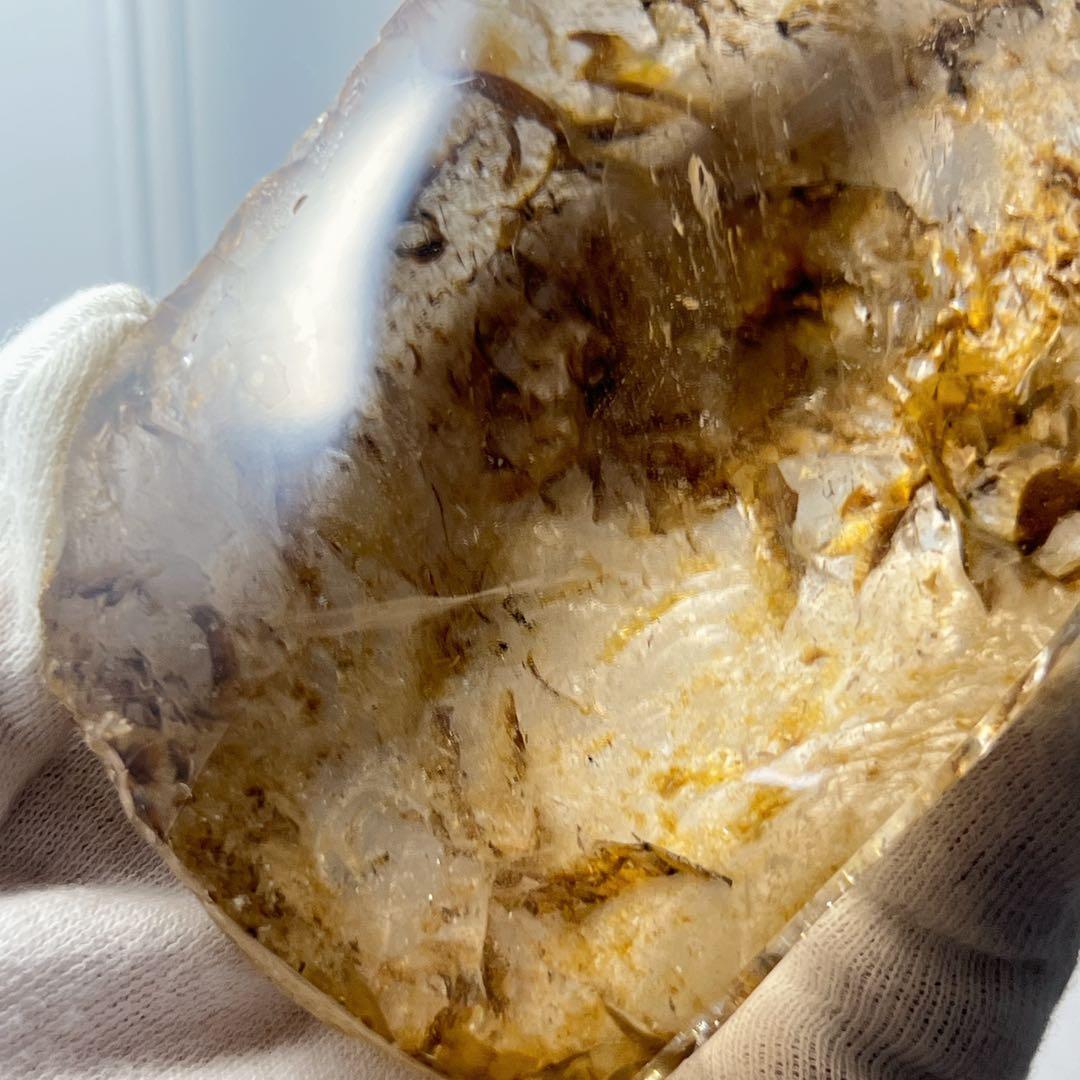 天然石 ゴールデンヒーラー ハーフポリッシュ