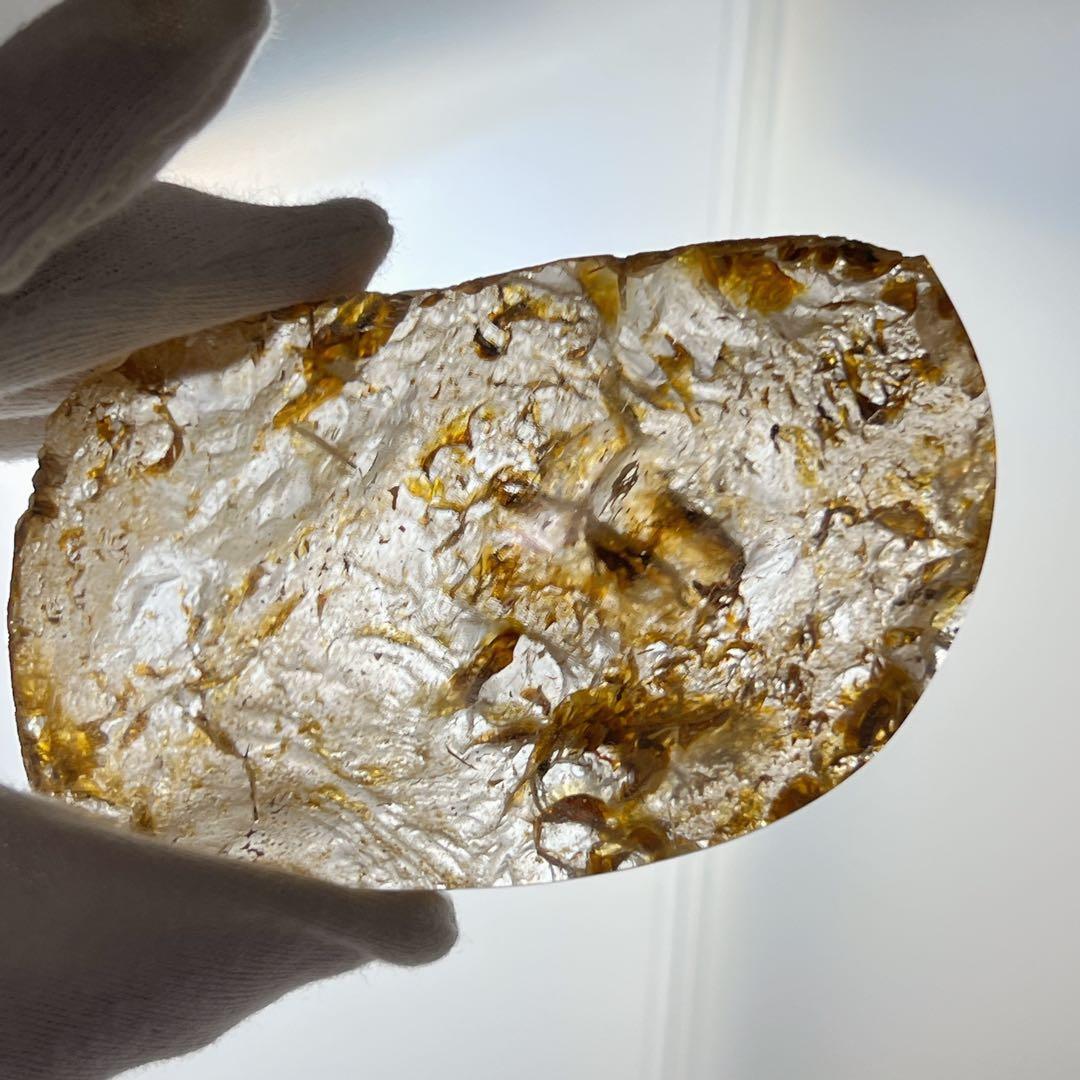 天然石 ゴールデンヒーラー ハーフポリッシュ