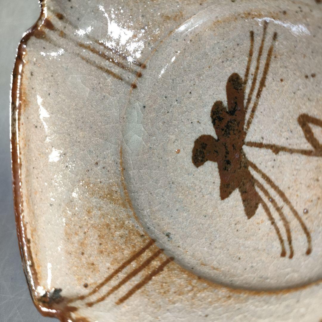 A1377-5/十三代中里太郎右衛門窯/絵唐津向付6客/共箱/銘々皿/懐石道具/