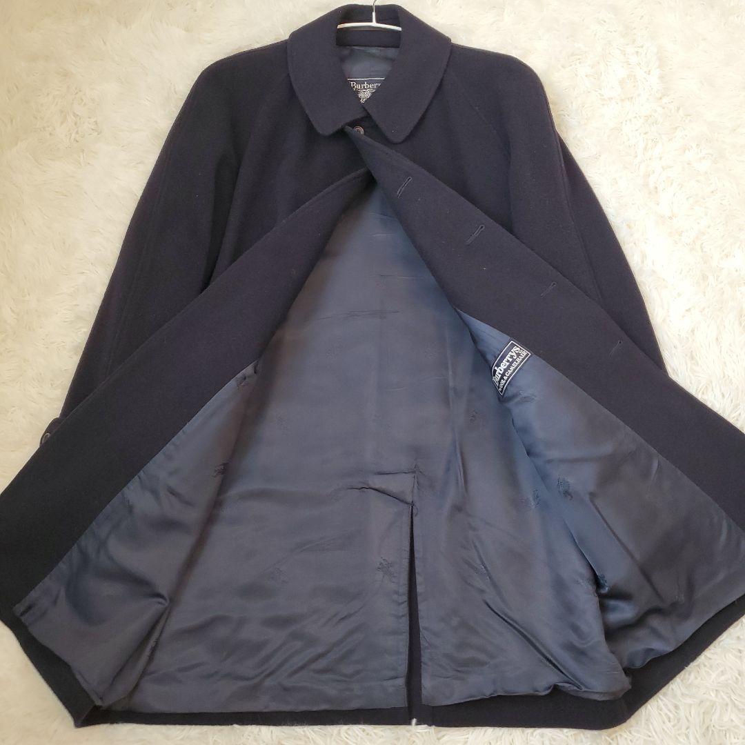 ⭐幻の逸品⭐英国製 BURBERRY ラクダ ステンカラーコート バルマカーン