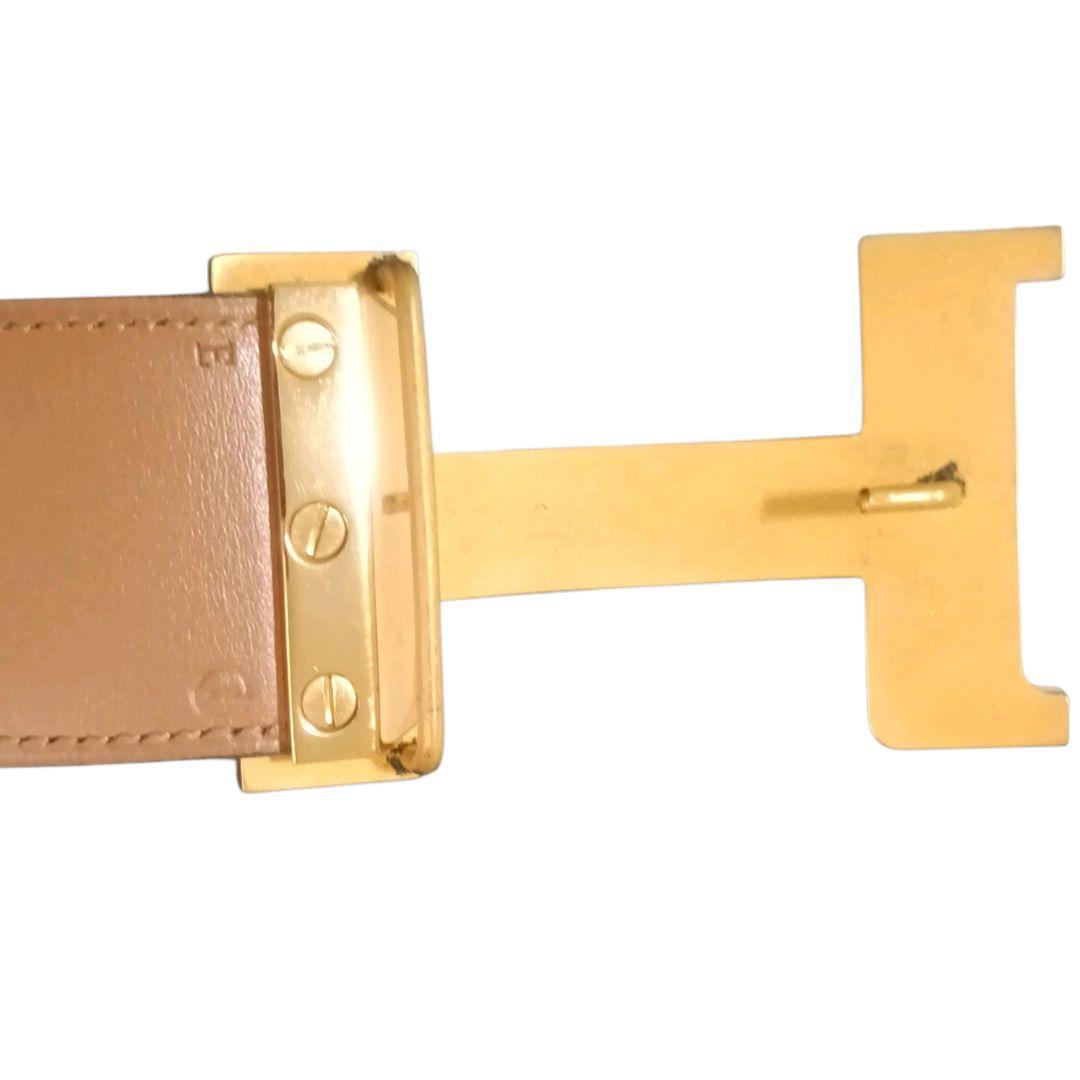 ✨HERMES Constance ビッグHロゴ リバーシブル メンズ 黒 83